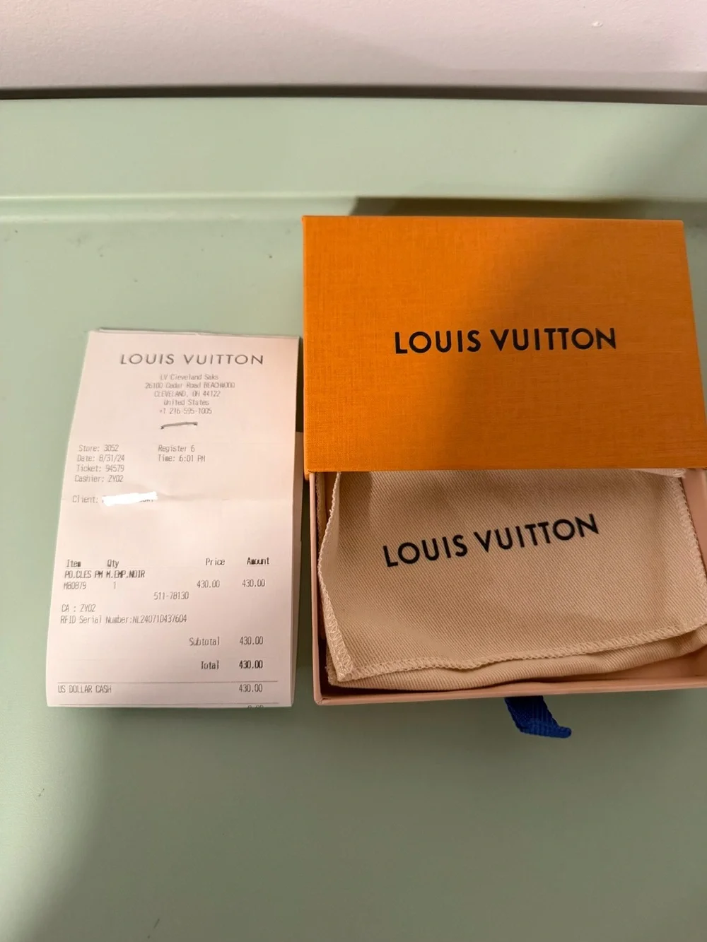 Louis Vuitton Black Key Pouch - Picture 5 of 5